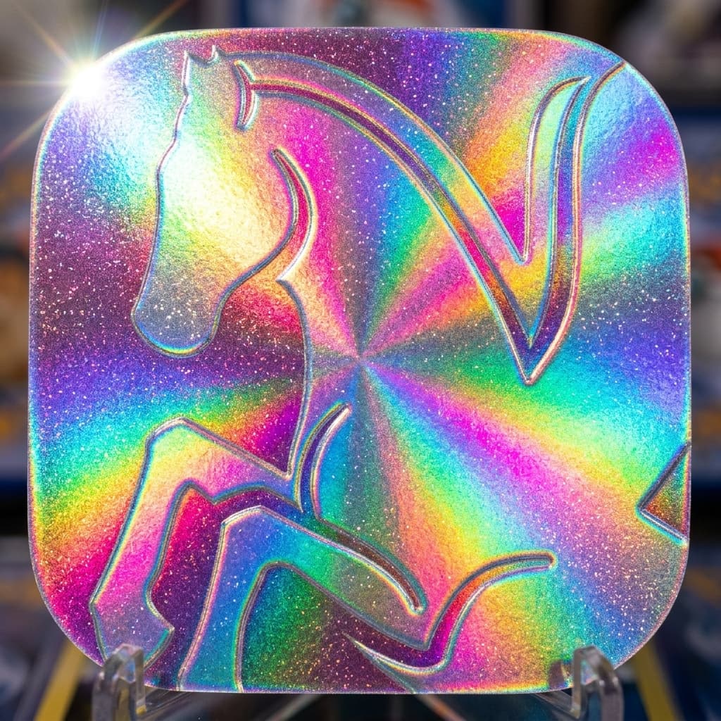 Generated pegasus icon - holofoil