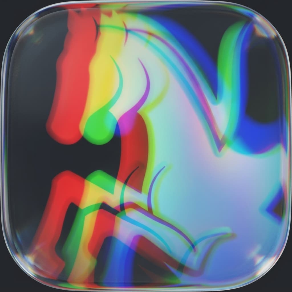 Generated pegasus icon - prism