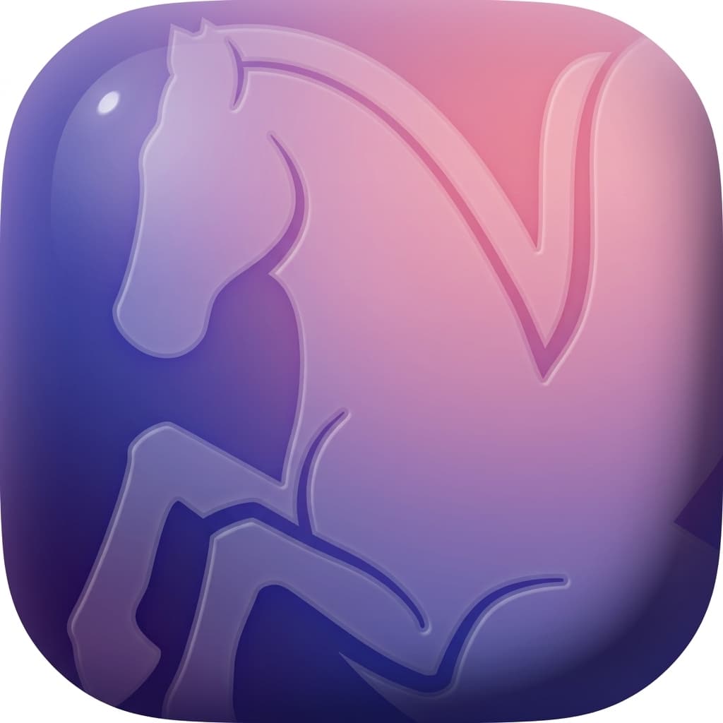 Generated pegasus icon - orb