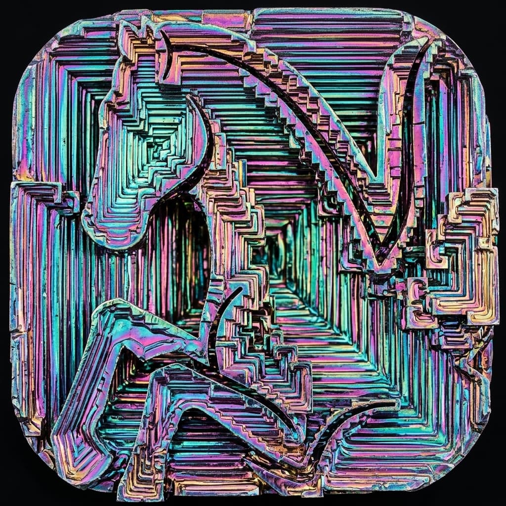 Generated pegasus icon - bismuth