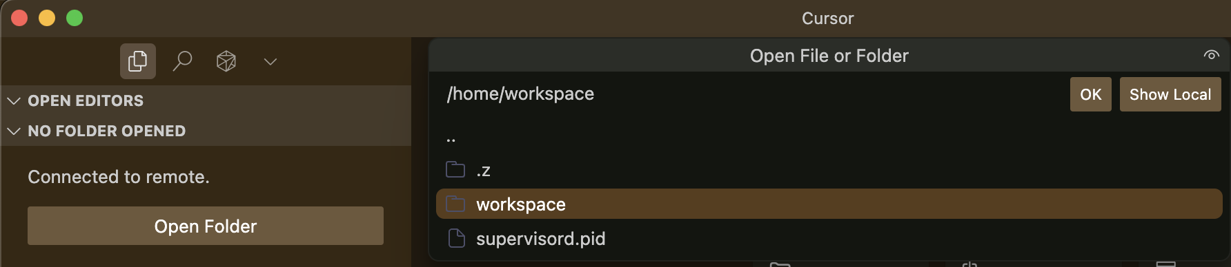 How to connect Cursor to a remote development server using SSH